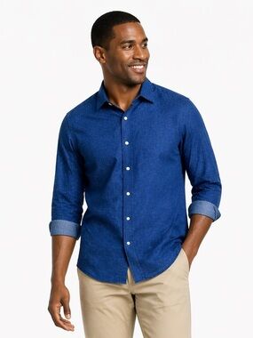 Banana Republic Slim Fit Blue Button Down Shirt Men’s Medium Business Casual